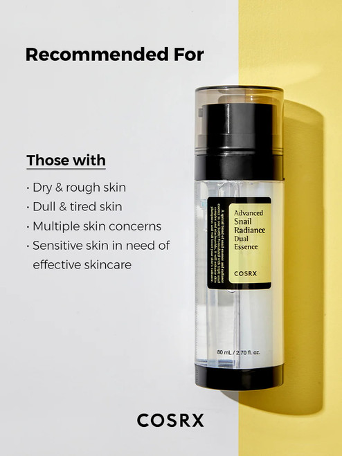COSRX Advanced Snail Radiance Dual Essence sukinnaturals sukinnaturals.com.au